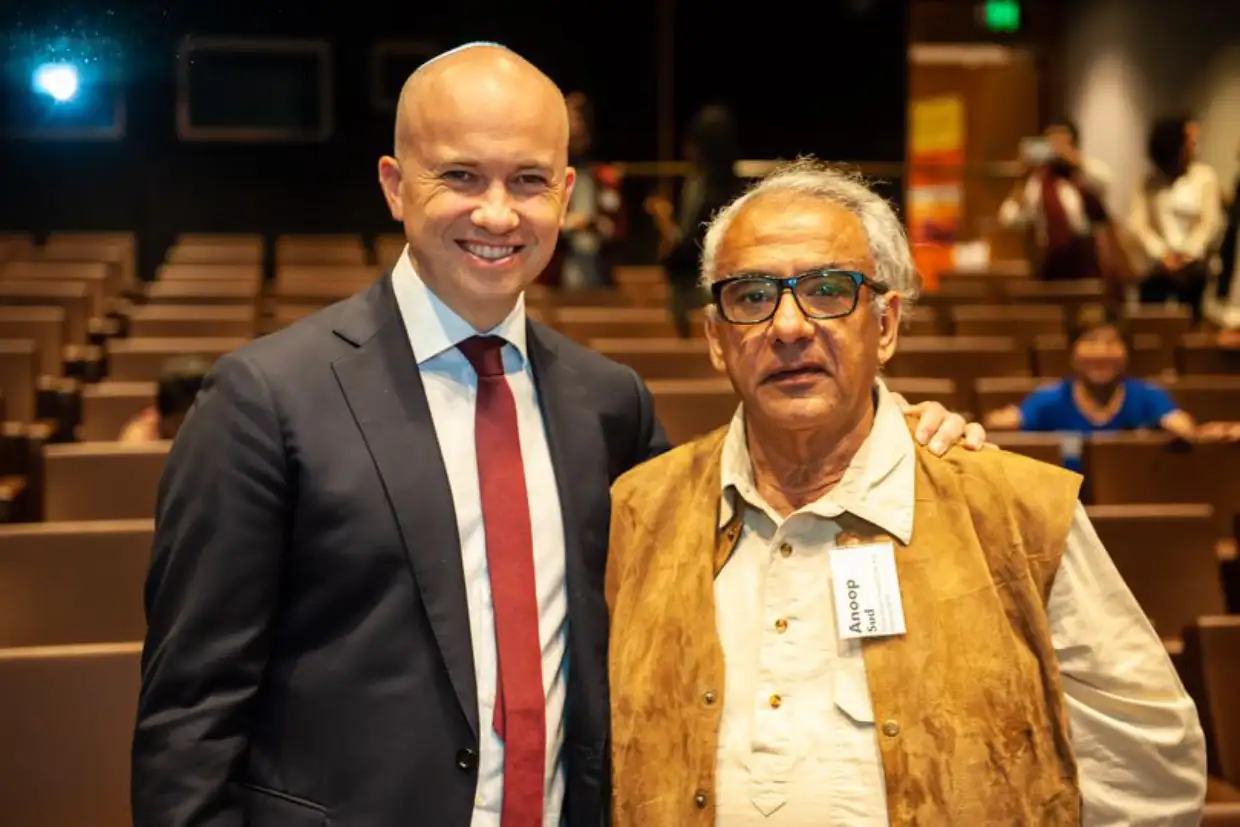 Advocate Anoop with Energy Minister Matt Kean - COTA NSW Get Involved - Volunteer
